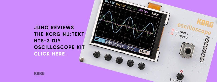 Korg Nu:Tekt NTS-2 oscilloscope and Patch & Tweak With Korg reviewed